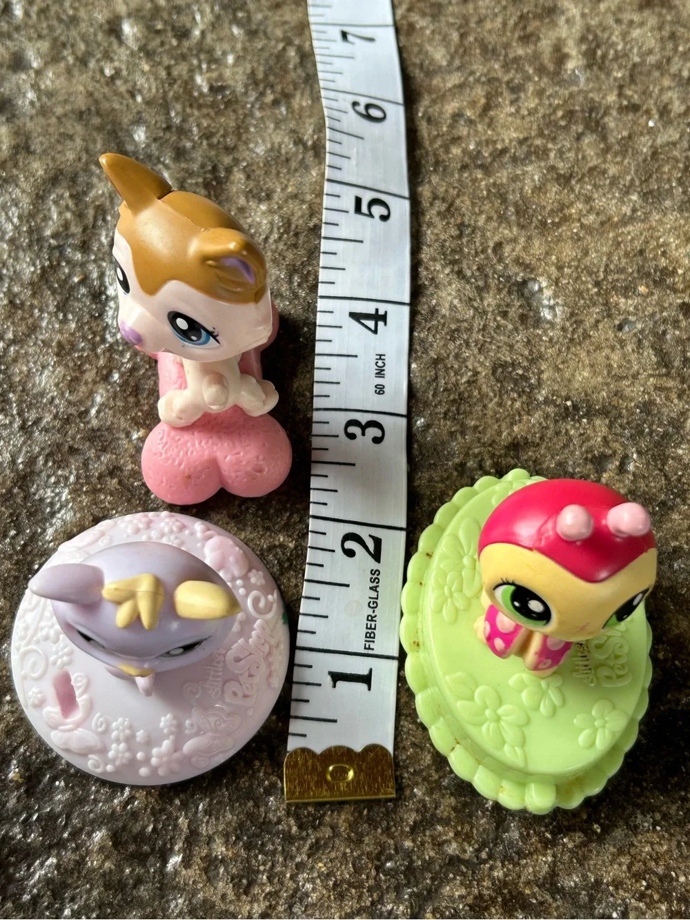 Vintage Littlest Pet Shop McDonald’s figures Lot of 3 Year 2010-2011